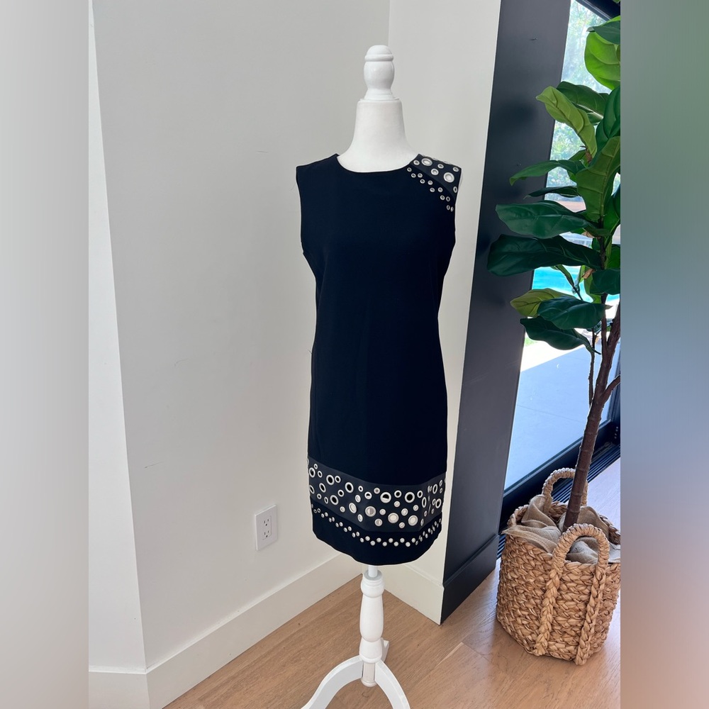 Black and silver dress